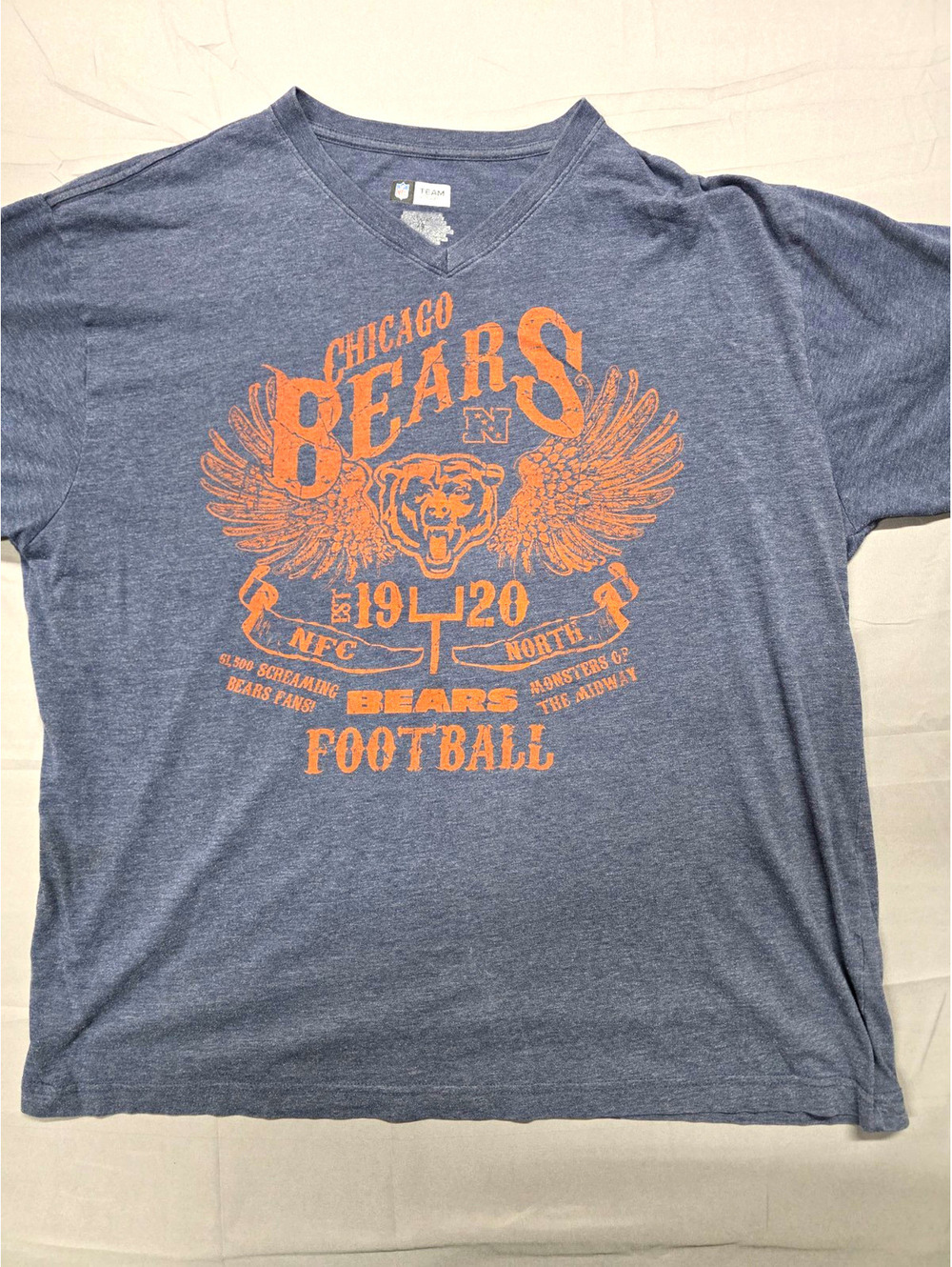 Authentic NFL Chicago Bears T Shirt Monsters Of The Midway